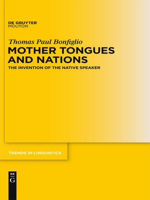 cover image of Mother Tongues and Nations
